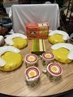 VINTAGE Barbie Puff n Play Blow Up Inflatable Furniture Lot 1970's 10 PIECES