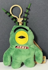 Zuru Fuggler x SpongeBob SquarePants PLANKTON 4.5" Keyring Plush NWT Free Ship