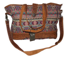 NEW large MYRA Shoulder Bag WEEKENDER Western...