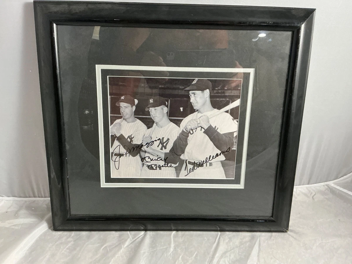 Joe Dimaggio Mickey Mantle Autographed Photo for sale | eBay