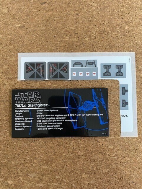 LEGO Star Wars Ultimate Collector Series TIE Fighter 75095 Used