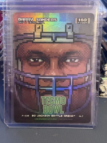 2026 Bo Jackson Battle Arena TECMO Bowl - Barry Sanders Pixel Helmet Alt - #P126