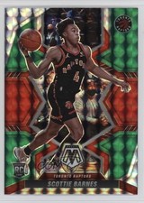 2021-22 Panini Mosaic Rookies Green Mosaic Prizm Scottie Barnes #207 1w9