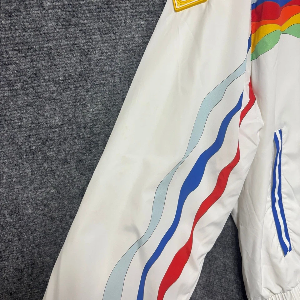 Casablanca Men’s white mushroom track jacket size XXL - Image 4 of 4