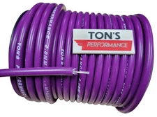 Ton's 8mm Purple silicone SOLID WIRE CORE SPARK PLUG WIRE by the foot 0 ohms/ft