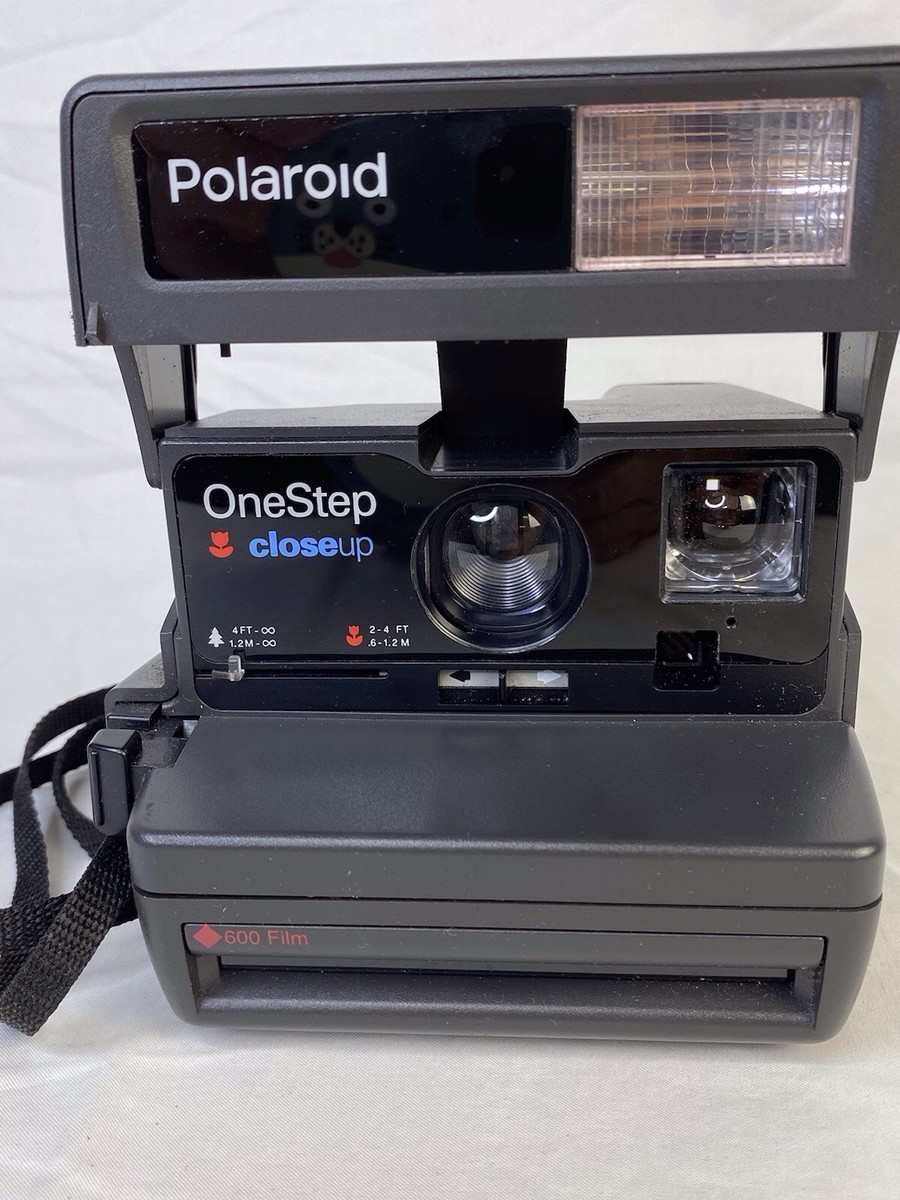 Polaroid One Step Close Up 600 Film Instant Camera With Strap
