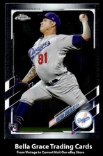 2021 Topps Chrome Update Victor Gonzalez #USC14 Los Angeles Dodgers Rookie