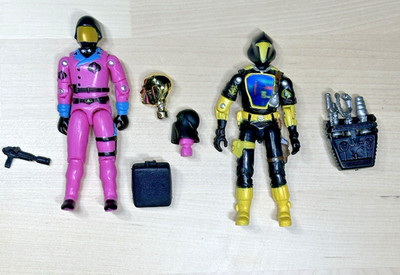 Gi Joe Black Major Lot Create a Commander BATS