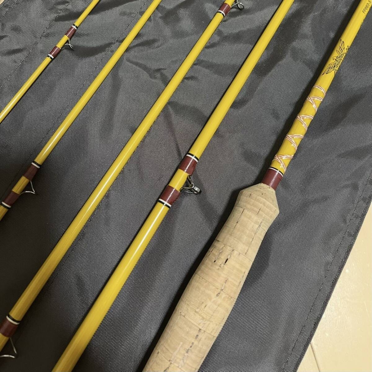 ロッド Fenwick FF663-5 J 6'6'' #3 line Fenwick yellow glass FF663-5j #3 fly rod for mountain