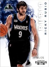 2012-13 Panini Contenders Silver #33 Ricky Rubio /25 - BSK