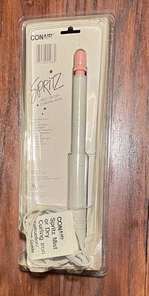 Conair Spritz Mist or Dry Curling Iron Vintage Xylan Coated Professional Swivel - Image 2 of 3