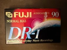 Fuji DR-I 90 Minute Blank Audio Cassette Tape Normal Bias Brand NEW  SEALED