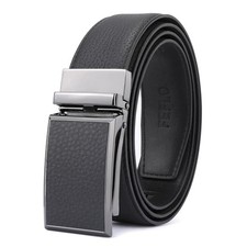 Men's Ratchet Belt with Automatic Buckle, Holeless Adjustable Belt f...