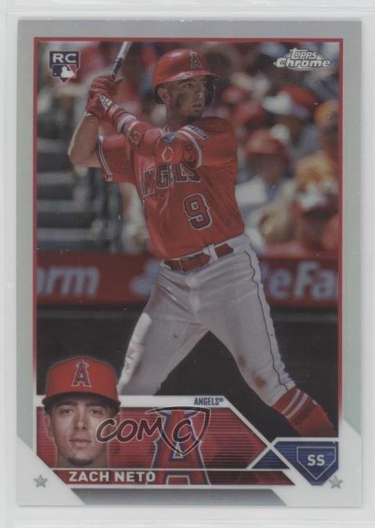 2023 Topps Chrome Update Refractor Zach Neto #USC34 11qd