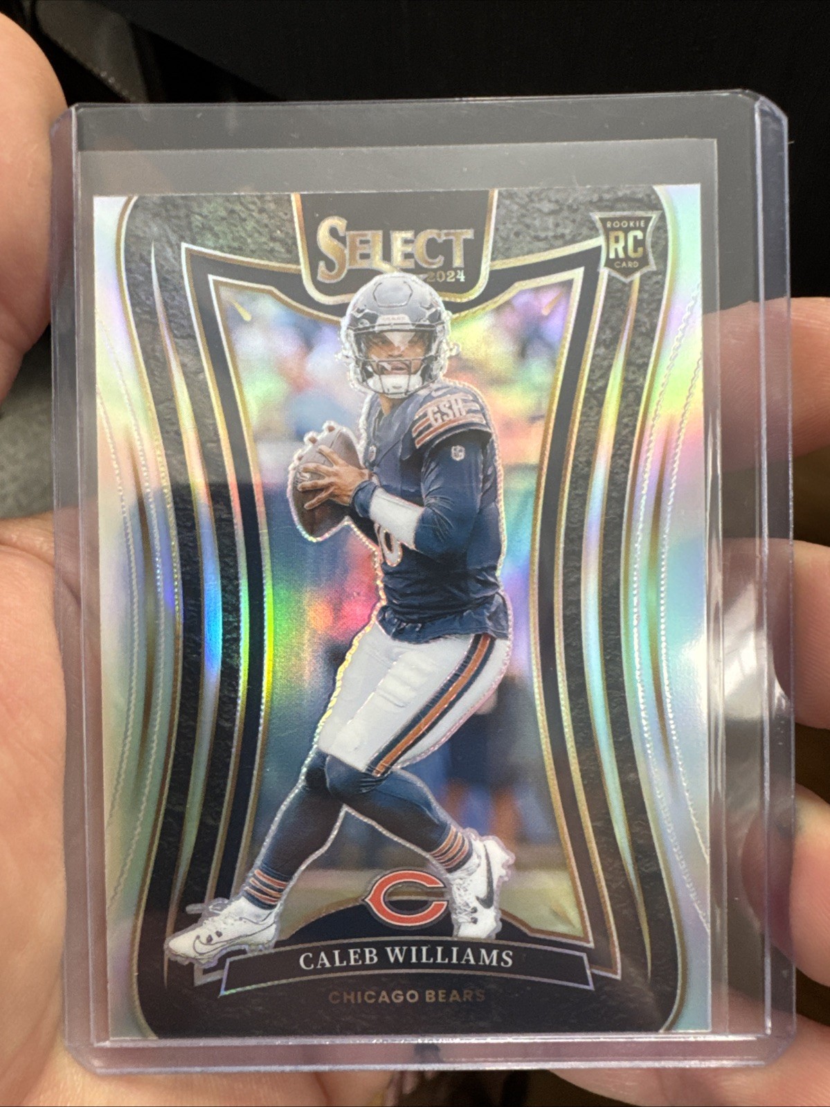 2024 Panini Select Caleb Williams Suite Level RC Silver Prizm Rookie #378