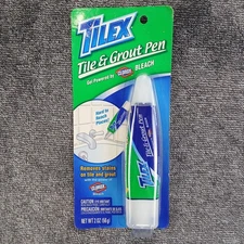 Tilex Tile & Grout Pen Removes Stains 2 oz Dual Tip Clorox Bleach 2010 NOS