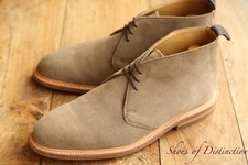 Charles Tyrwhitt Grey Beige Suede Chukka Boots Shoes Men's UK 8 US 9 EU 42