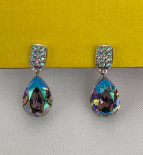 Swarovski Kristallwelten Chateau Pear Drop Earrings with Crystal from Swarovski