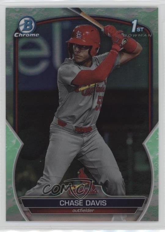 2023 Bowman Draft Chrome Lunar Glow Refractor Chase Davis #BDC-48 1ag7