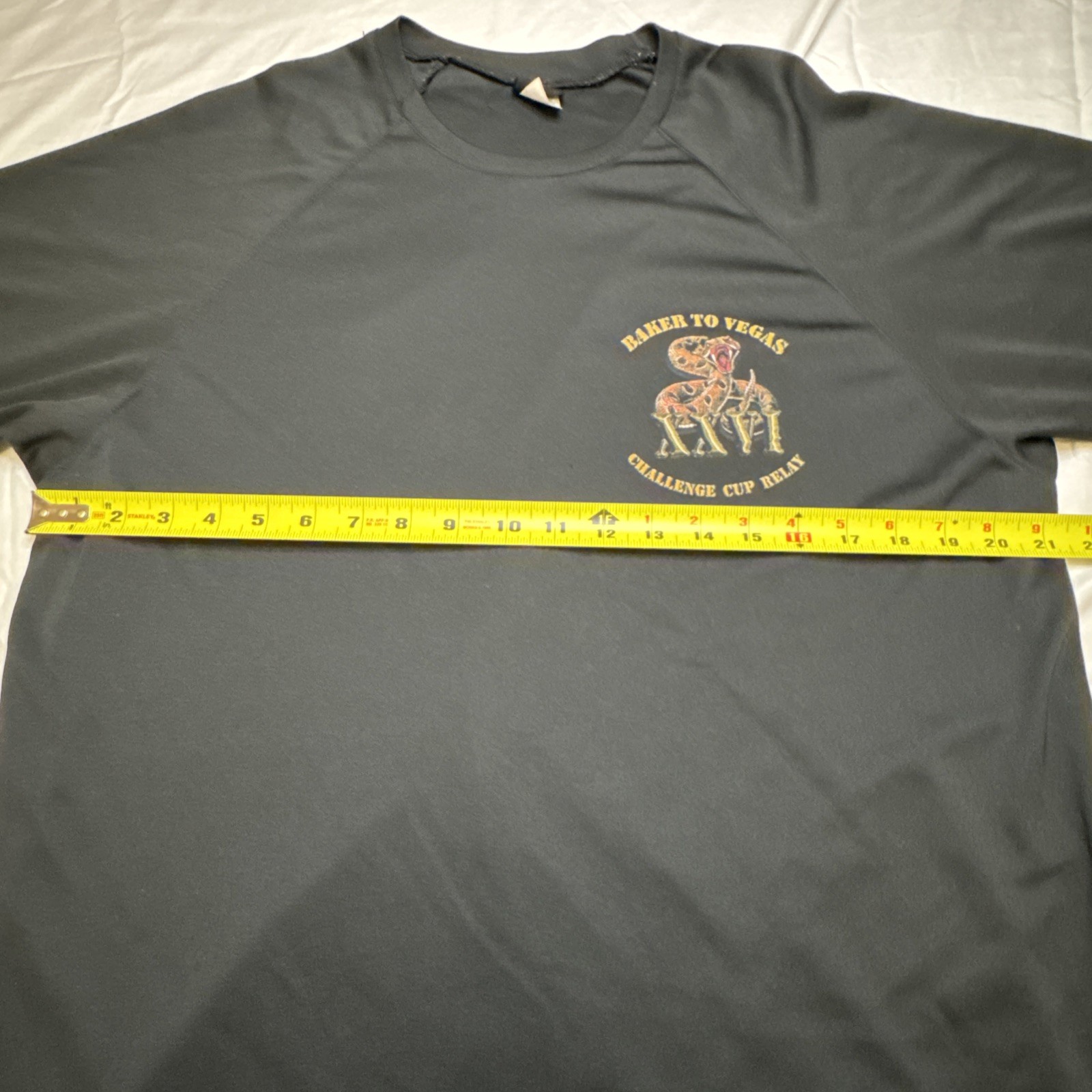 Baker To Vegas Challenge Cup Relay T Shirt Mens XL Black Polyester Performance image 3