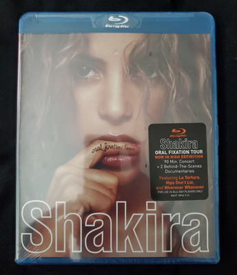 Shakira - Oral Fixation Tour Blu-ray Disc, 2007, 2-Disc Set, Bonus Audio CD New