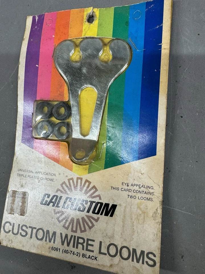 Vintage Cal Custom Spark Plug Wire Holder Chevy Impala Ford Mustang Camaro GTO - Image 3 of 4