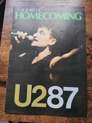U287 A Sort of Homecoming live tour programme U2 Bono The Edge 1987 MLK Live Aid