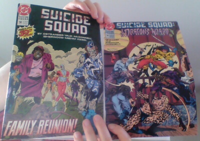 Suicide Squad # 50 & 56 TWO DC Comics Dragon's Hoard Feb Aug 1991 WALLER FN+&VF-