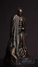 Batman Fan Art Resin Statue, Handmade Figure, Dark knight Bust, Bronze Figurines