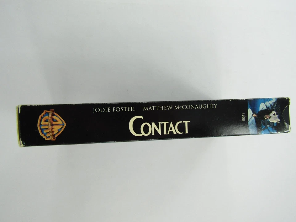 VTG Contact VHS Tape Jodie Foster Matthew McConaughey WB Rental 1997 Video Tape - Image 4 of 4