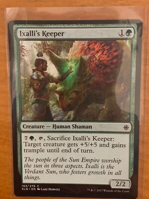 Magic the Gathering Ixalan Ixalli's Keeper