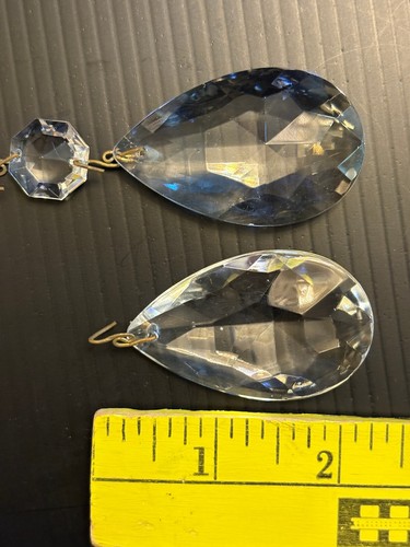 KRONLEUCHTER LAMPE KRISTALLE, 94 STÜCK, TEILS VERBUNDEN, TRÄNEN/RUND - Bild 9 von 9