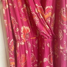 NWT. 2X Tall Hot Pink Sundress by Old Navy. Hi-low Hem. Coral Print. SALE!