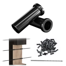 Muzata T316 Protective Sleeves Cable Railing Kit for 1/8" Wire Rope CR13