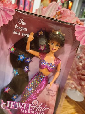 NEW! 1995 BEAUTIFUL JEWEL HAIR MERMAID TERESA BARBIE! | eBay display picture 1