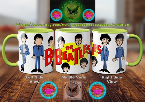 The Beatles Cartoon Series (1965 - 1967) 11 oz Hot/Cold Beverage Mug (18 Colors) - Picture 8 of 36