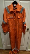Rare Maersk Jobmaster Norwegian Pyrovatex Antiflame Orange Jumpsuit Size 54