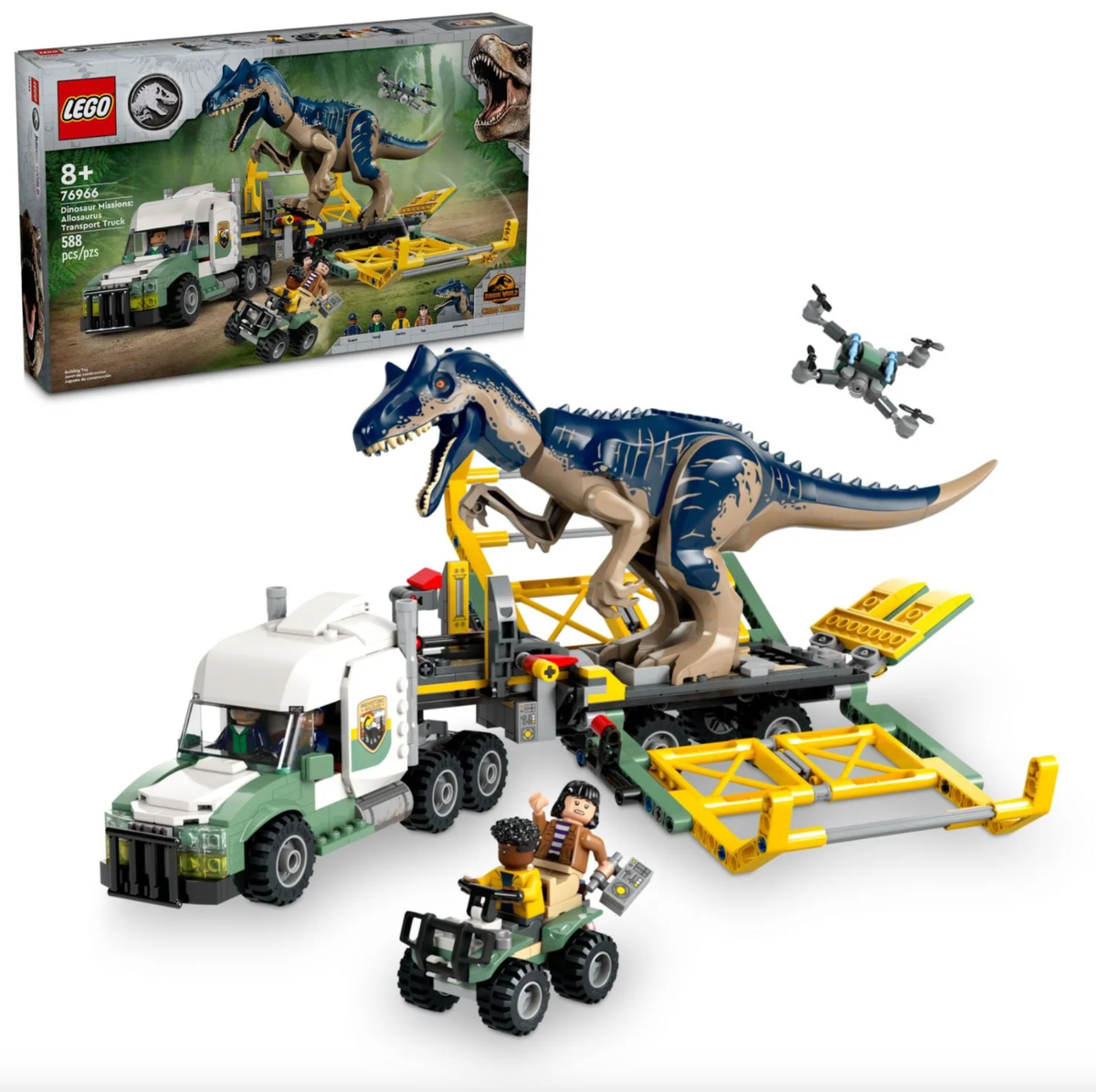 LEGO Jurassic World Dinosaur Missions: Allosaurus Transport Truck