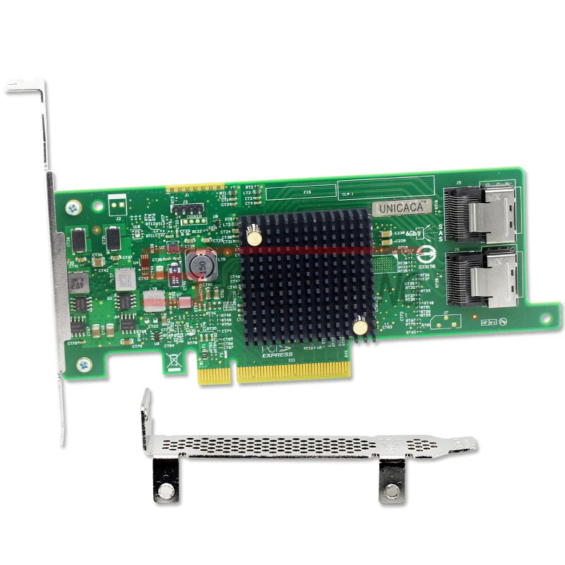 1PCS New LSI SAS 9207-8i SATA/SAS 6Gb/s PCI-E 8 Port Host Bus Adapter LSI00301 - Image 2 of 3