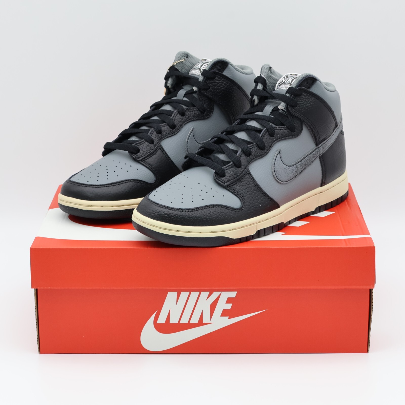 Nike Mens X Dunk High Classics Sneakers Black Grey DV7216-001