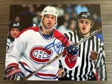 SHAYNE CORSON MONTREAL CANADIENS HOCKEY Signed Autograph 8x10 Photo With Proof B