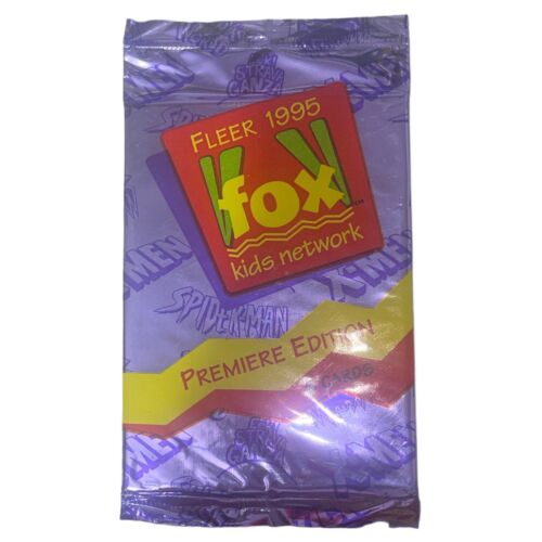 Fox Kids Network Superheroes Trading card sealed foil packet by Fleer 1995 - Picture 1 of 2