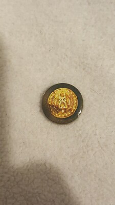 Fireball Island The Curse Of Vul-Kar Replacement Piece Gold Treasure Token