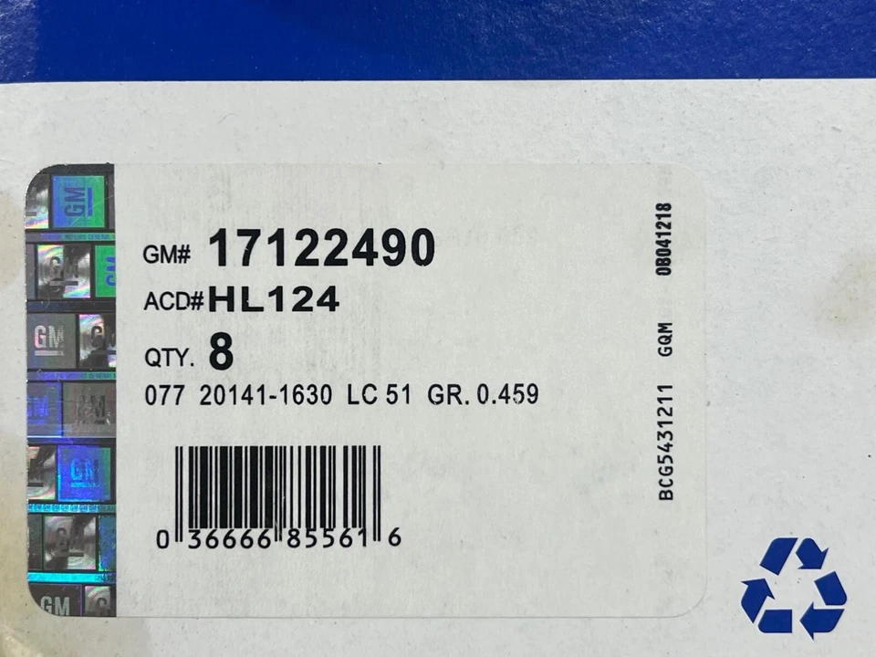 Elevador de rodillos hidráulico LS7 LS2 se adapta a GMC CHEVY GM 8 PIEZAS HL124 17122490 ACDELCO OEM Foto 2 de 4
