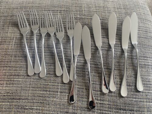 Cuchillos y tenedores de pescado en cascada Arthur Price - Imagen 1 de 13