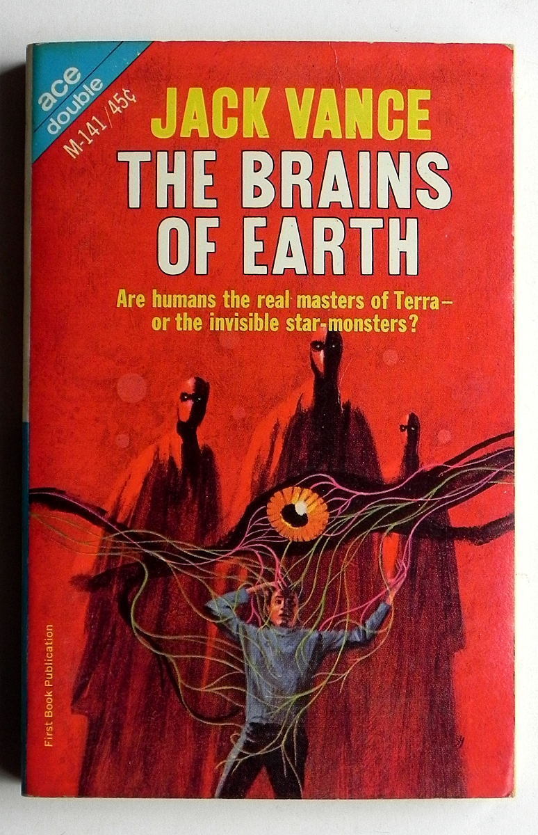 JACK VANCE Brains of Earth Many Worlds of ACE Double M141 Vint SCI-FI Paperback