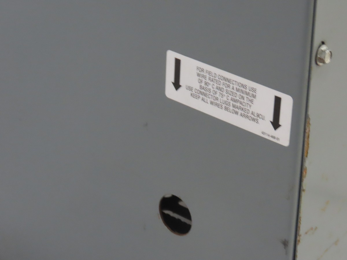 Square D 30T8H 79TS22C Type 2 30KVA Transformer HV600 LV208