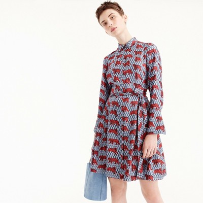 j crew nwt J7157 Collection silk twill 