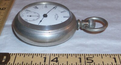 AM. WATCH CO. WALTHAM SILVER POCKET WATCH 1900s | eBay