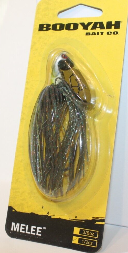 Lot of 1 Booyah Melee Bladed Jig 1/2 oz 3" L. Summer Gill Black Blade